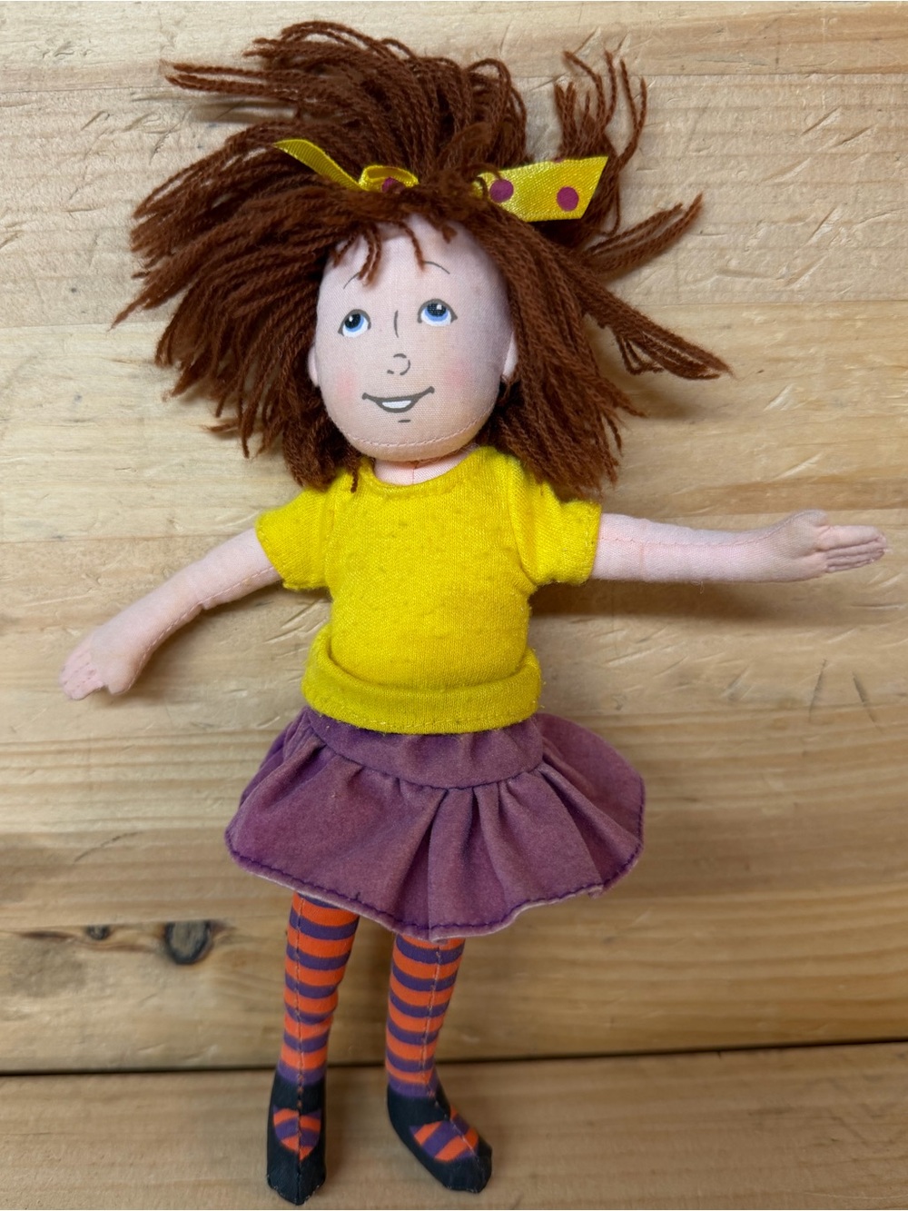 Vintage Y2K Junie B. Jones 7.5” Plush Doll MerryMakers 2000